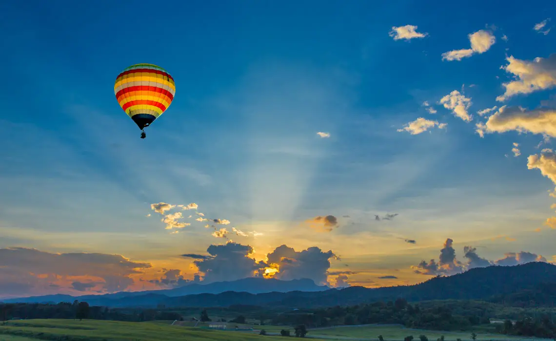 Sunrise Balloon Ride, Kenya