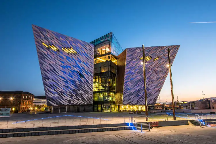 Titanic visitor centre in Titanic Quarter, Belfast 