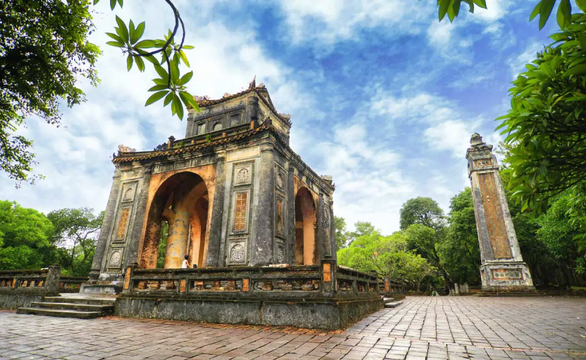Tomb of Tu Duc emperor in Hue, Vietnam