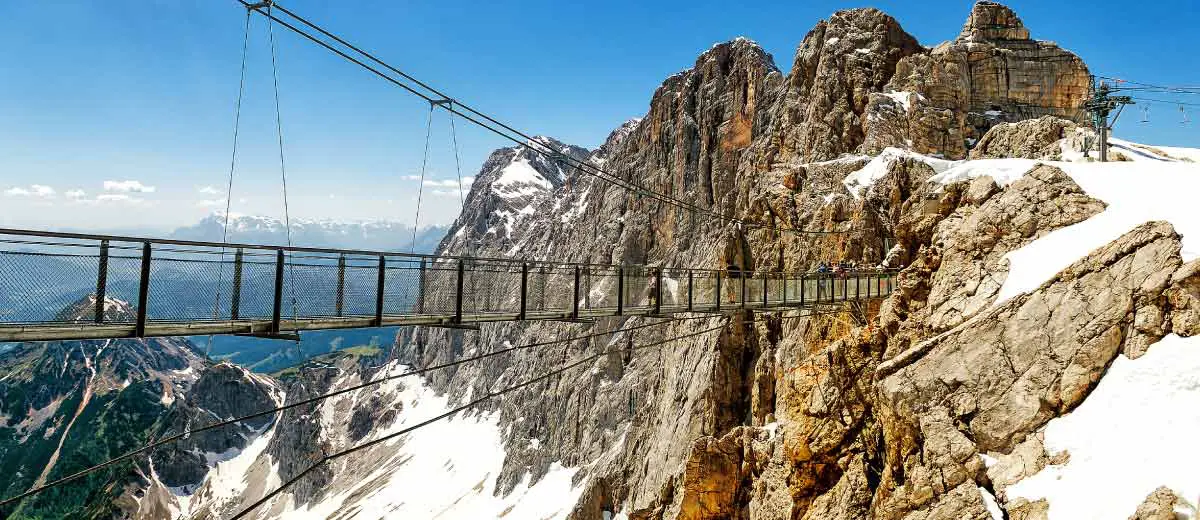 Skywalk in Dachstein Glacier in Austria