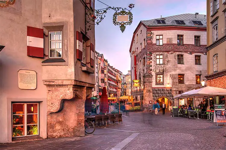 Downtown Innsbruck, Austria