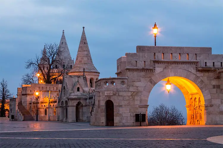 Fisherman's Bastion in the morning on Budapest, Hungary