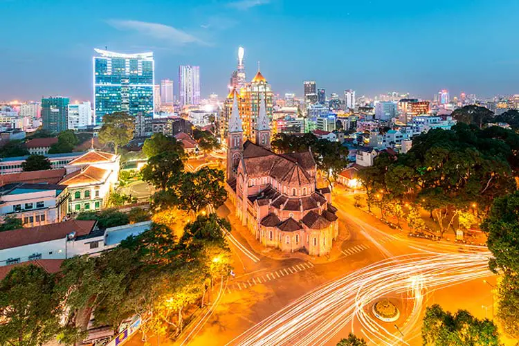 Notre Dame cathedral in Ho Chi Minh City