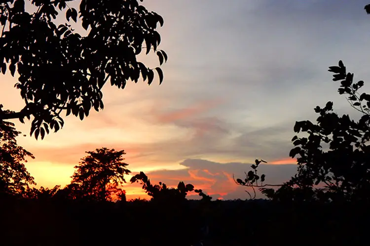 Sunset in Borneo