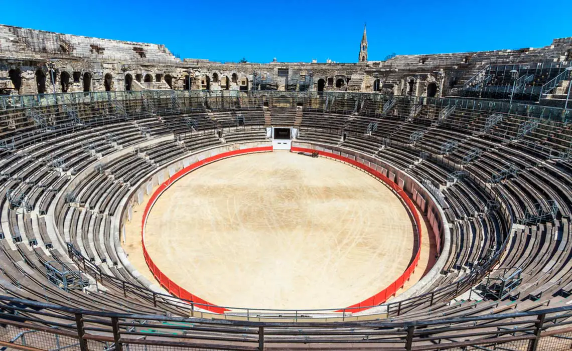 Roman Amphitheater in Nimes, France