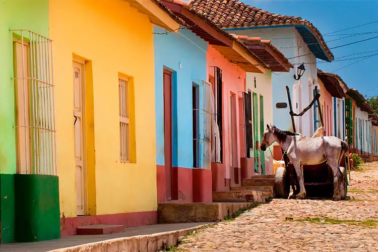 Street in Trinidad, Cuba