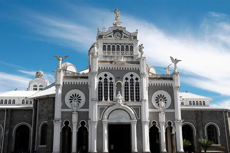 The cathedral Basilica de Nuestra Senora de los Angeles in Cartago in Costa Rica