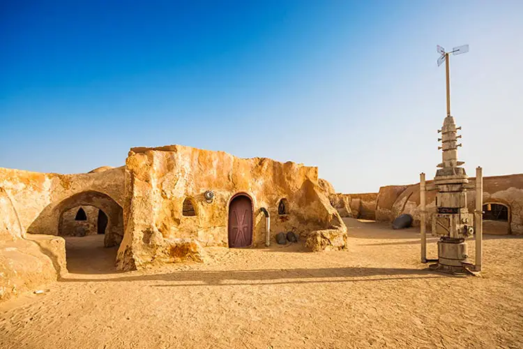 Abandoned Set of Star Wars in the Sahara Desert