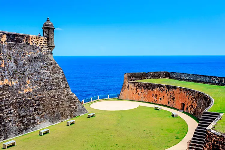 Castle at Old St Juan Puerto Rico