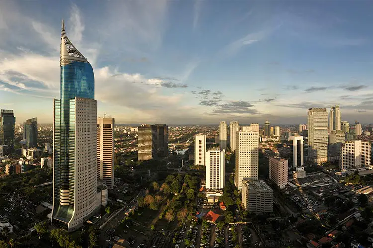 Jakarta City Skyline