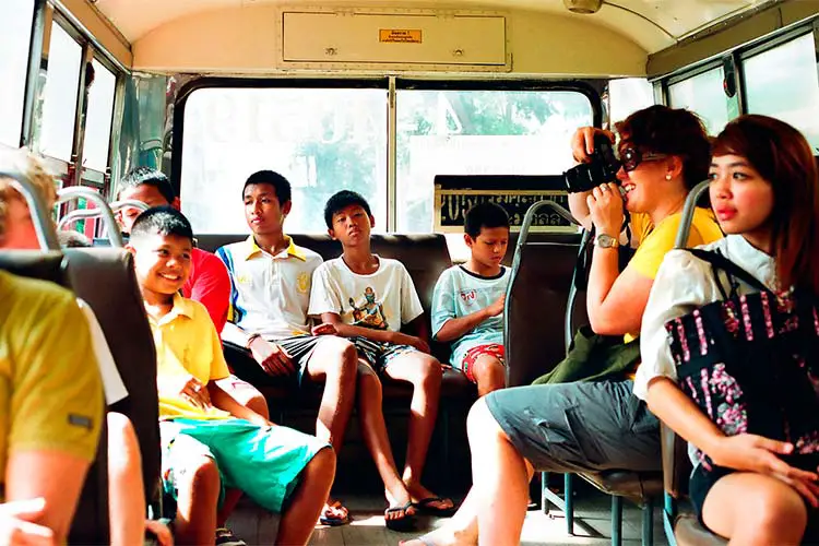 On the Bus in Bangkok