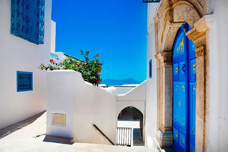 Sidi Bou Said. La Gulett, Tunisia