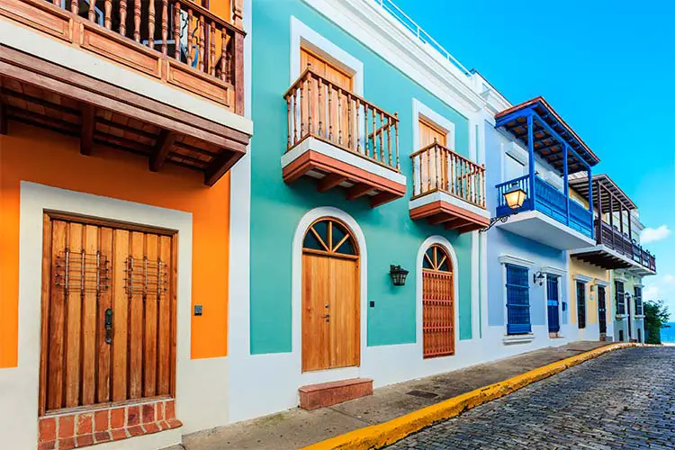 Street in old San Juan, Puerto Rico