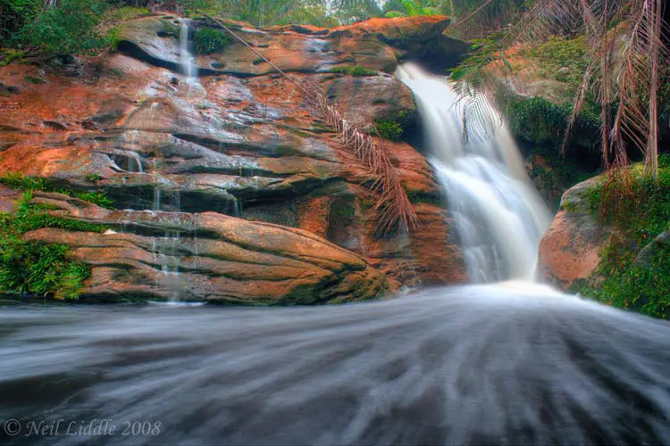 Tajor Waterfall Bako National Park Malaysia