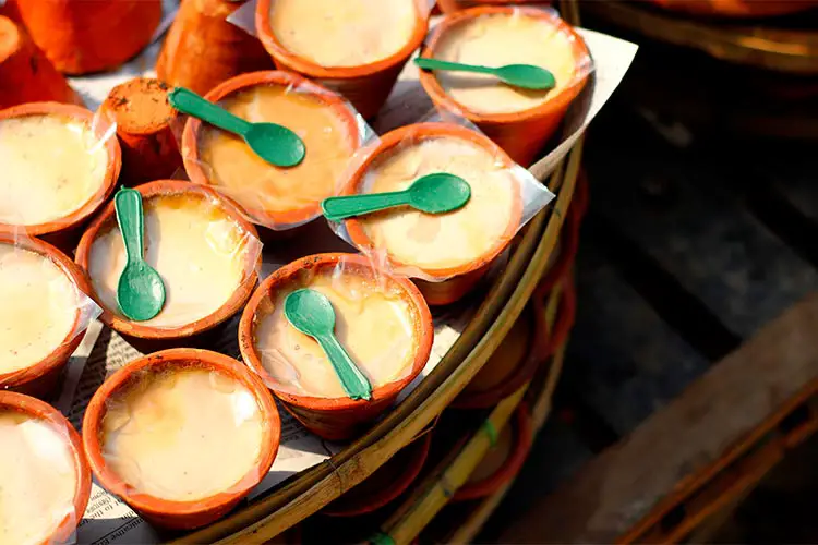 Yogurt for sale in Dhaka, India