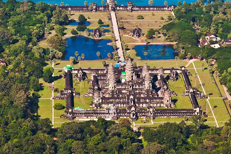 Angkor Wat Aerial View