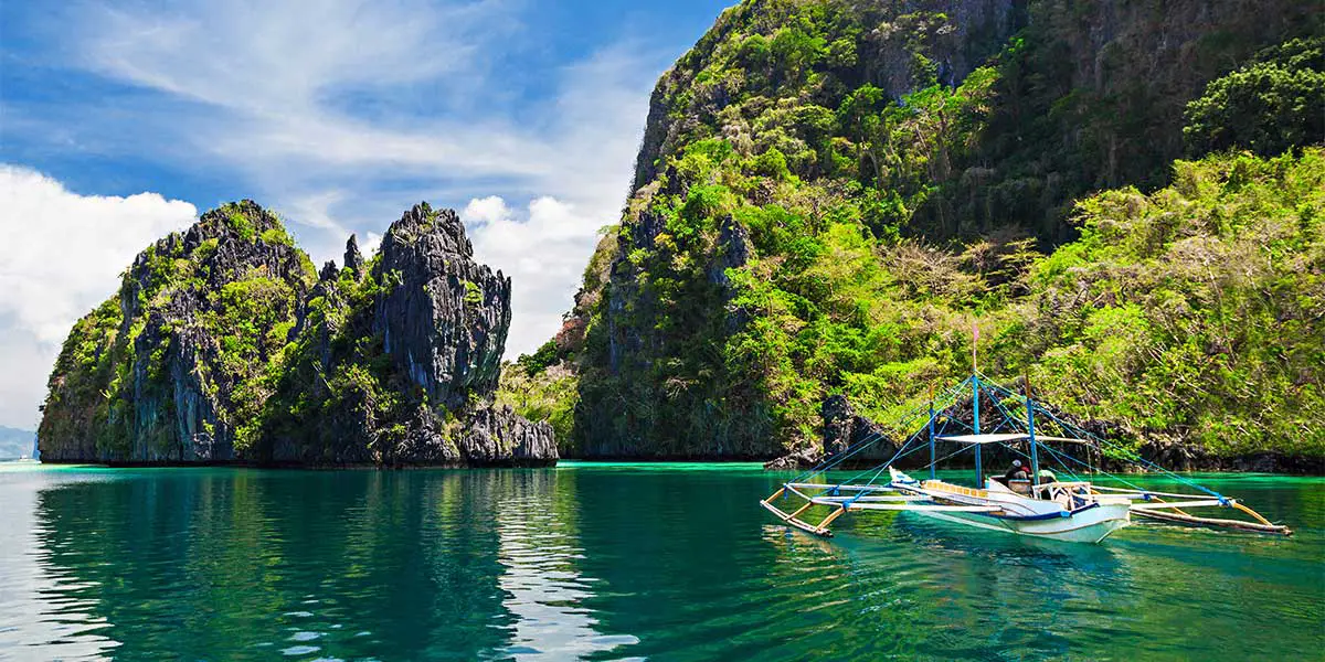 Beautiful Lagoon in the Philippines