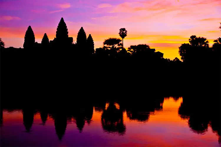 Sunset at Angkor Wat