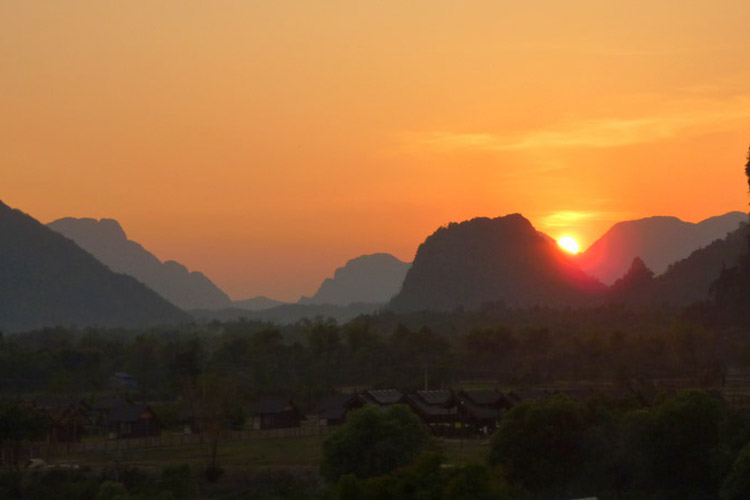 Vang Vieng Sunset