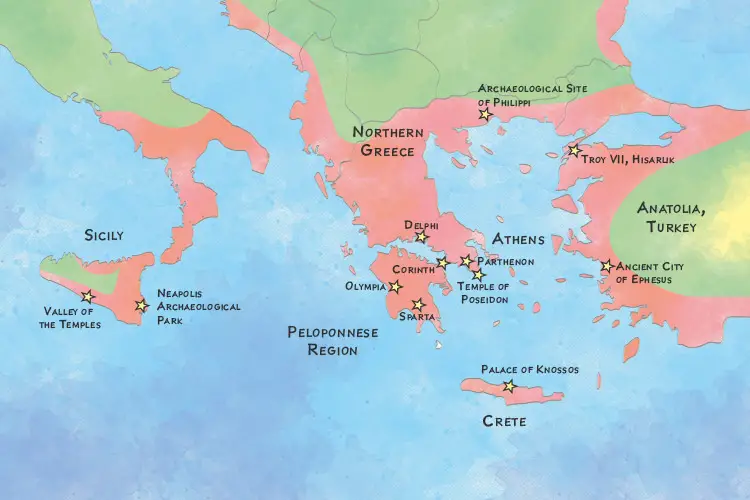 greek history places to visit