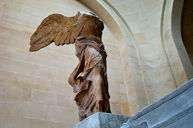 The Nike of Samothrace in The Louvre, Paris