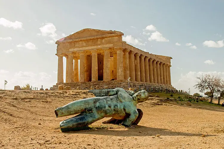 Parthenon and Sculpture at Valley of the Temples