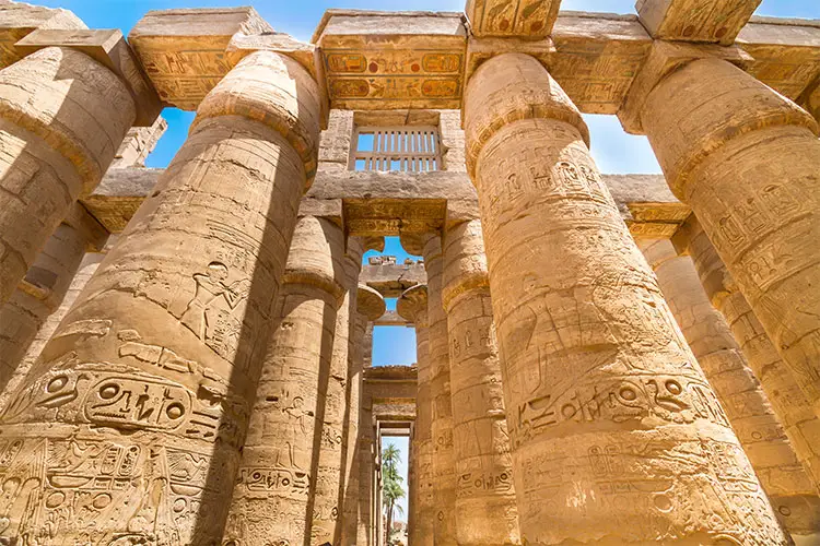 Great Hypostyle Hall at the Temples of Karnak, Luxor