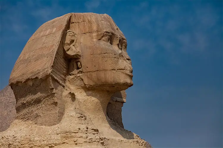 The Great Sphinx near Cairo, Egypt
