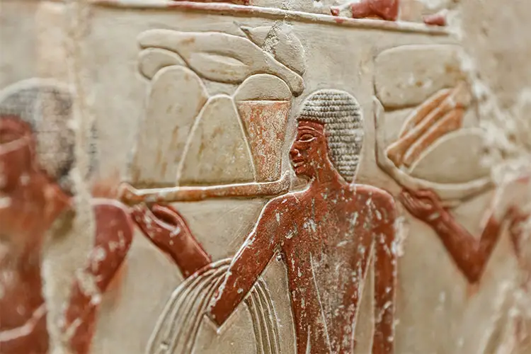 Scenes in Saqqara Necropolis, Cairo City, Egypt