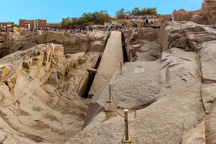 Unfinished Obelisk in a quarry near Aswan