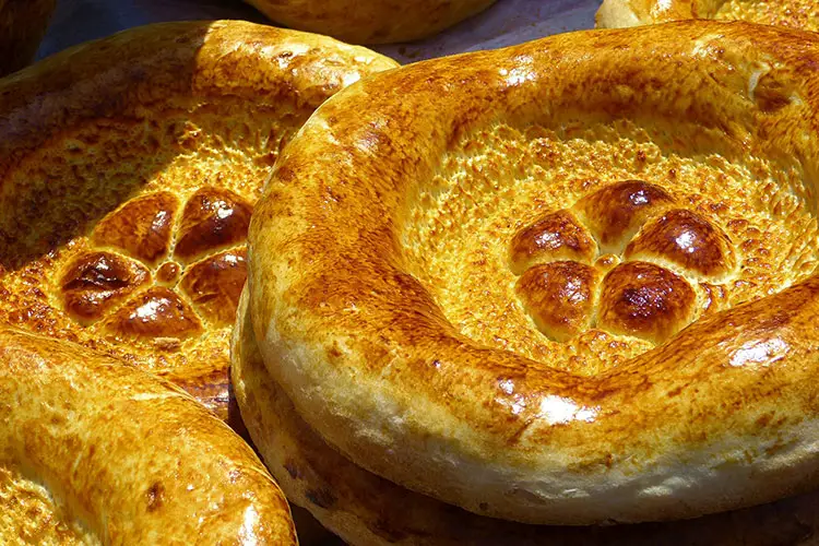 Flat Bread in Uzbekistan