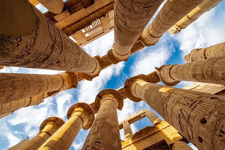 Karnak Hypostyle Hall in Luxor, Egypt