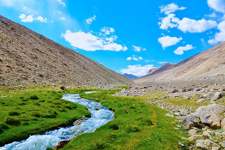 Beautiful landscape in Tajikistan