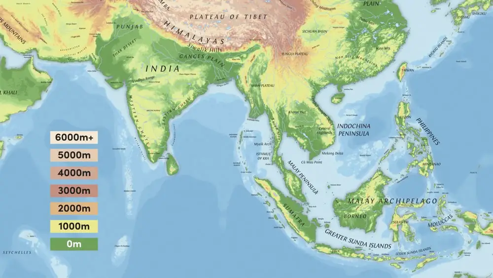 Indomalayan Topography