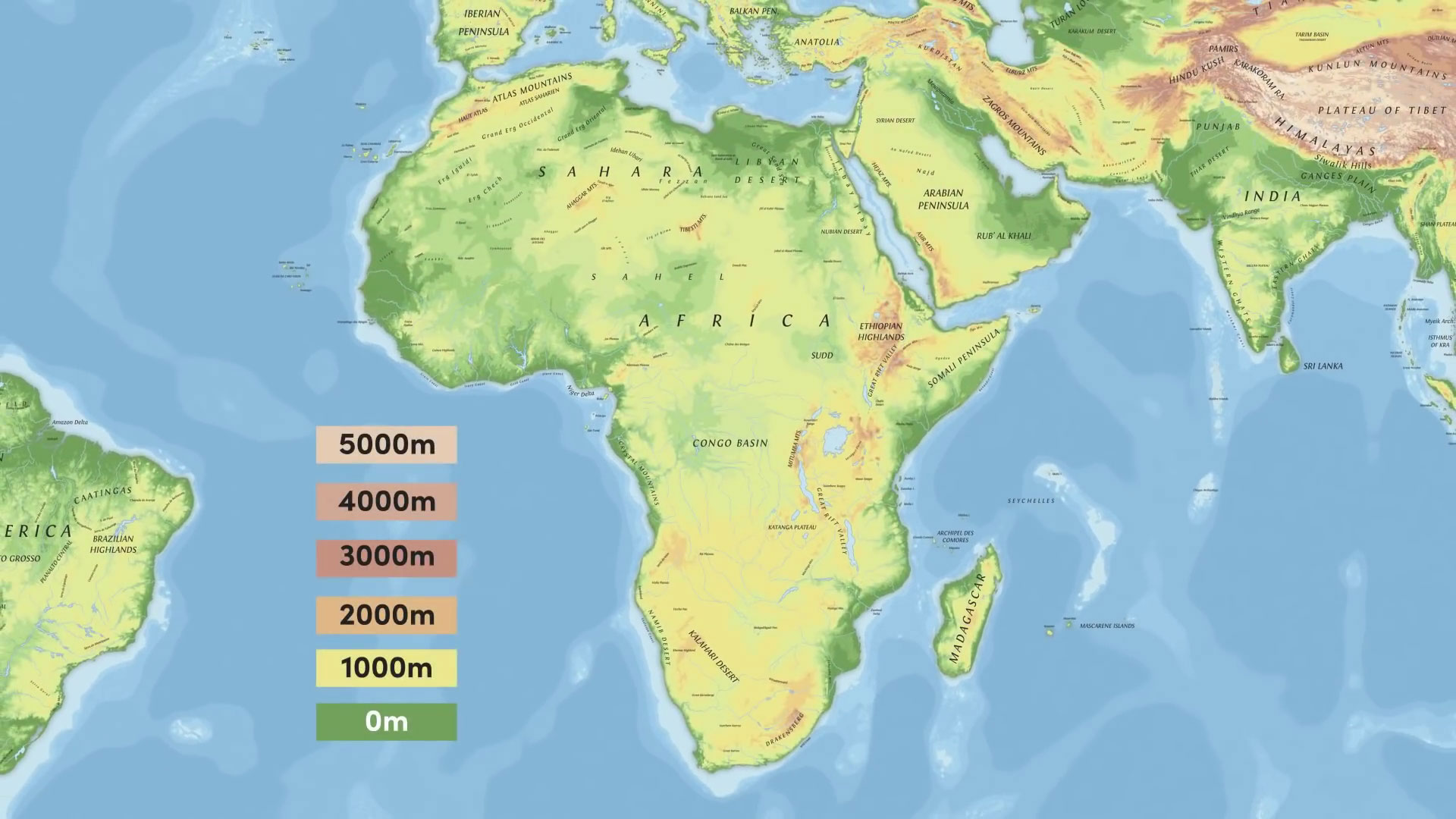 Afrotropical Topography