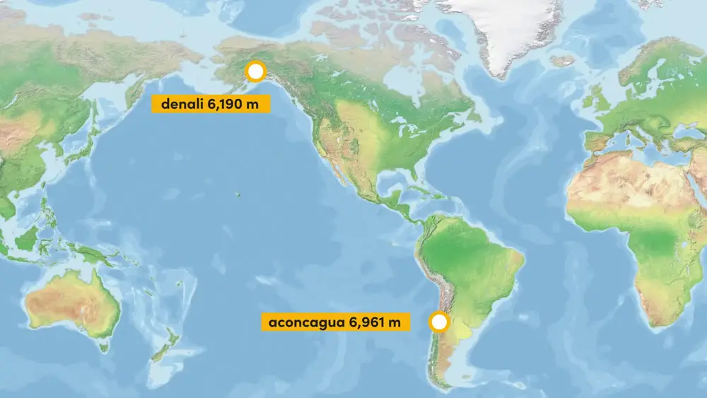 Highest Peaks in the Americas