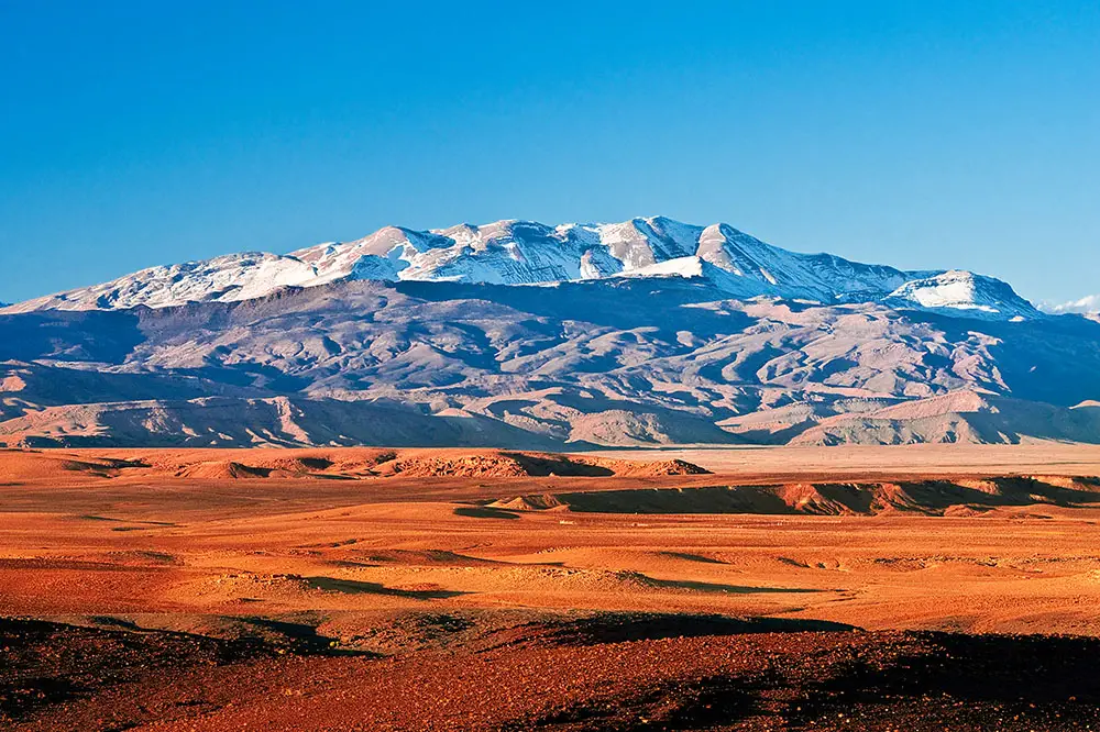 Mountainous landscape in Morocco